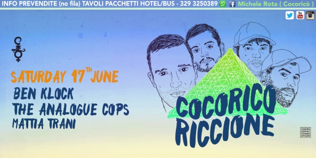 Cocorico riccione 17 06 2017 ticket pacchetti hotel